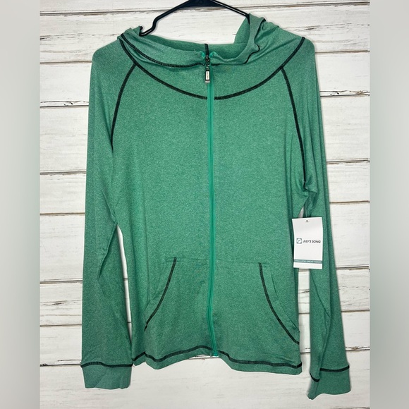 July’s Song Zip Up Yoga Top - Picture 1 of 5